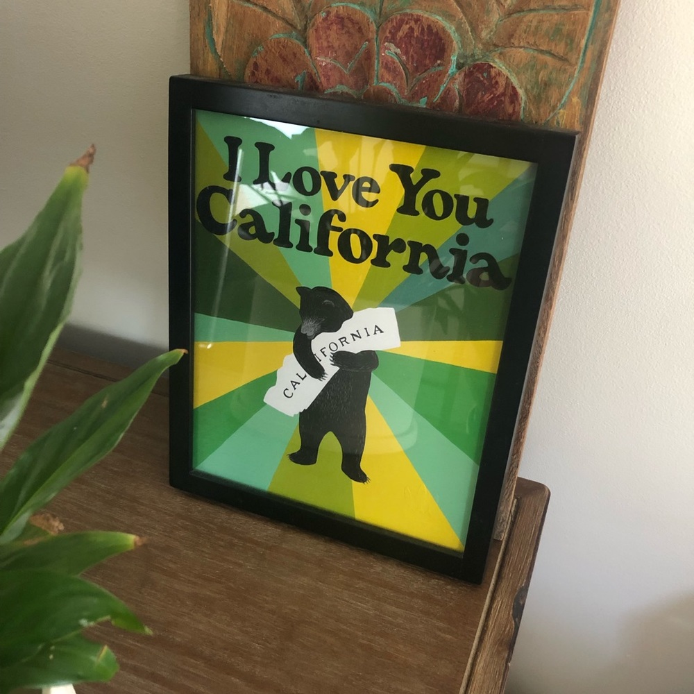 8x10 framed print from 3 fish studios in San Francisco, CA.